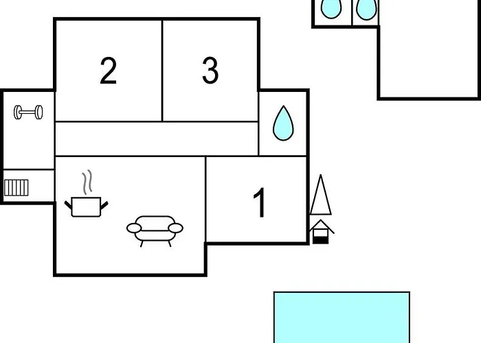 度假居 Three-bedroom In Dugogabe